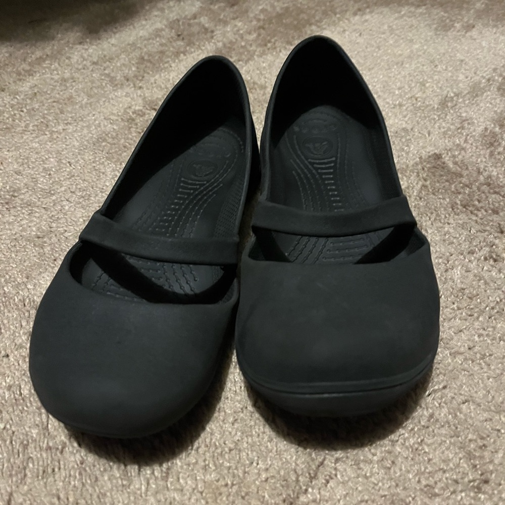 Mary Jane Slip on Crocs Black 8